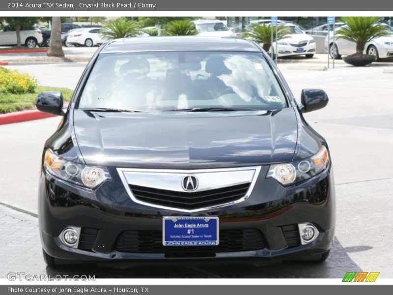 Crystal Black Pearl / Ebony 2014 Acura TSX Sedan