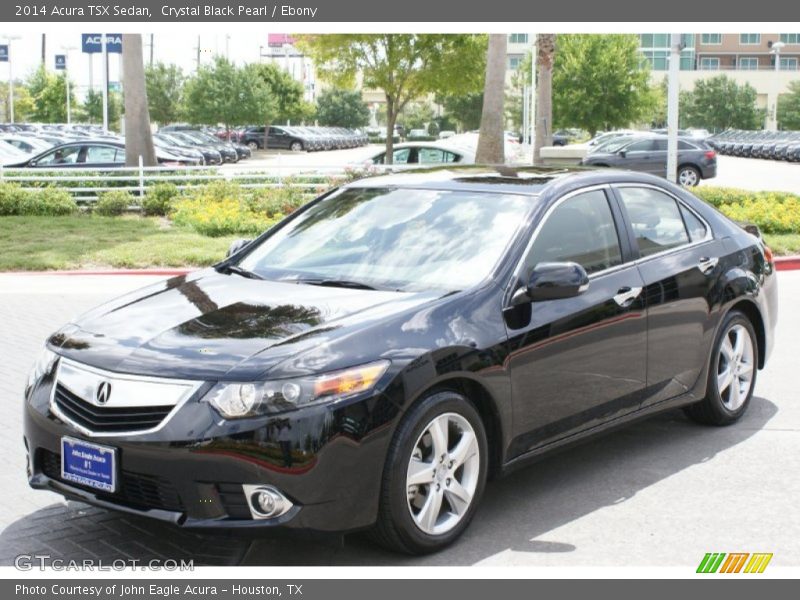 Crystal Black Pearl / Ebony 2014 Acura TSX Sedan