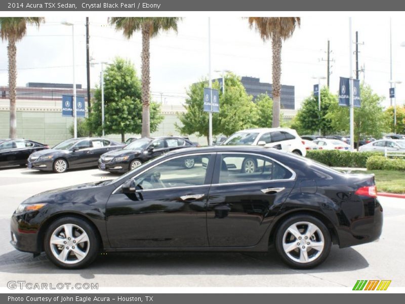 Crystal Black Pearl / Ebony 2014 Acura TSX Sedan