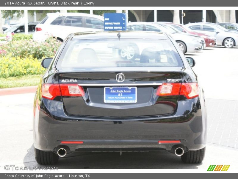 Crystal Black Pearl / Ebony 2014 Acura TSX Sedan
