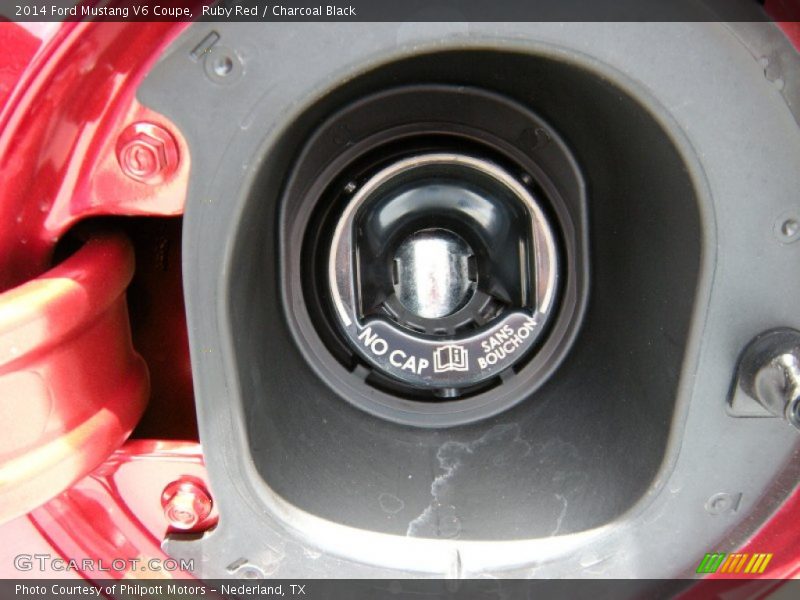 Ruby Red / Charcoal Black 2014 Ford Mustang V6 Coupe