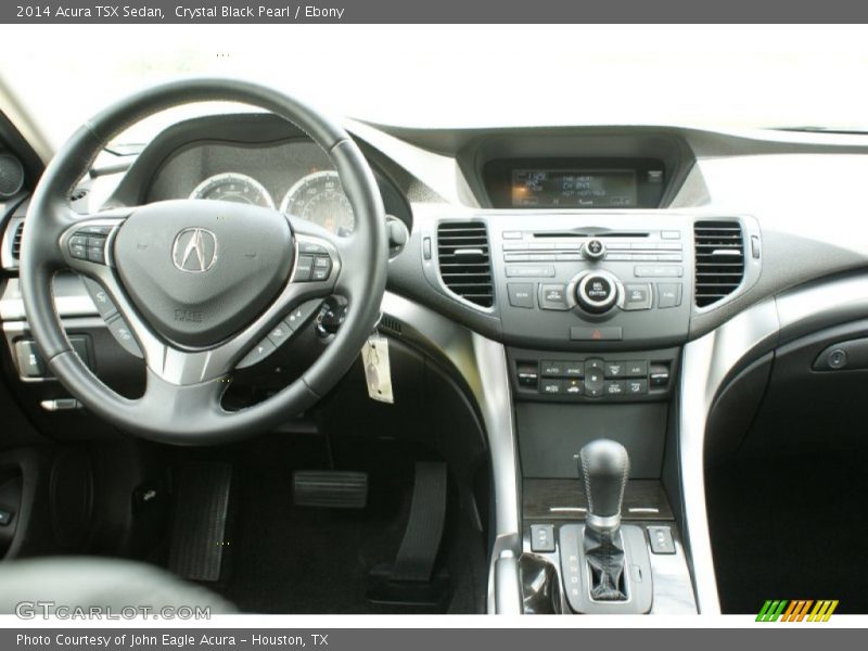 Crystal Black Pearl / Ebony 2014 Acura TSX Sedan