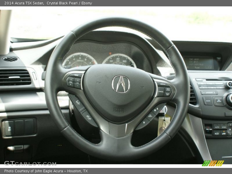 Crystal Black Pearl / Ebony 2014 Acura TSX Sedan