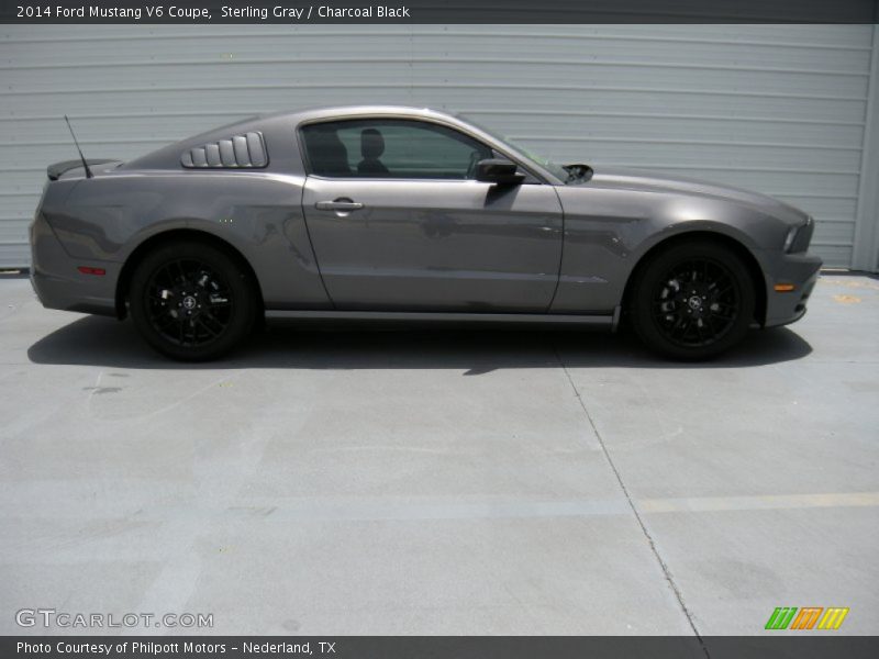 Sterling Gray / Charcoal Black 2014 Ford Mustang V6 Coupe