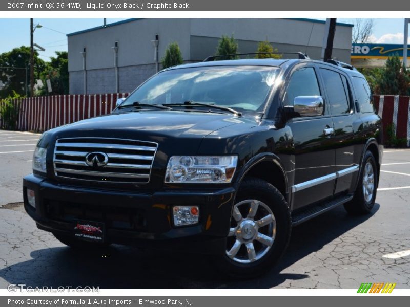 Liquid Onyx Black / Graphite Black 2007 Infiniti QX 56 4WD