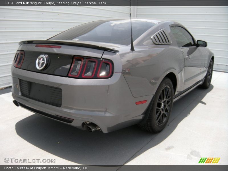 Sterling Gray / Charcoal Black 2014 Ford Mustang V6 Coupe