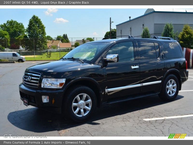 Liquid Onyx Black / Graphite Black 2007 Infiniti QX 56 4WD