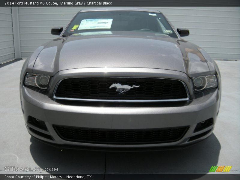 Sterling Gray / Charcoal Black 2014 Ford Mustang V6 Coupe