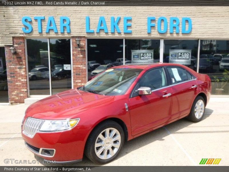 Red Candy Metallic / Dark Charcoal 2012 Lincoln MKZ FWD