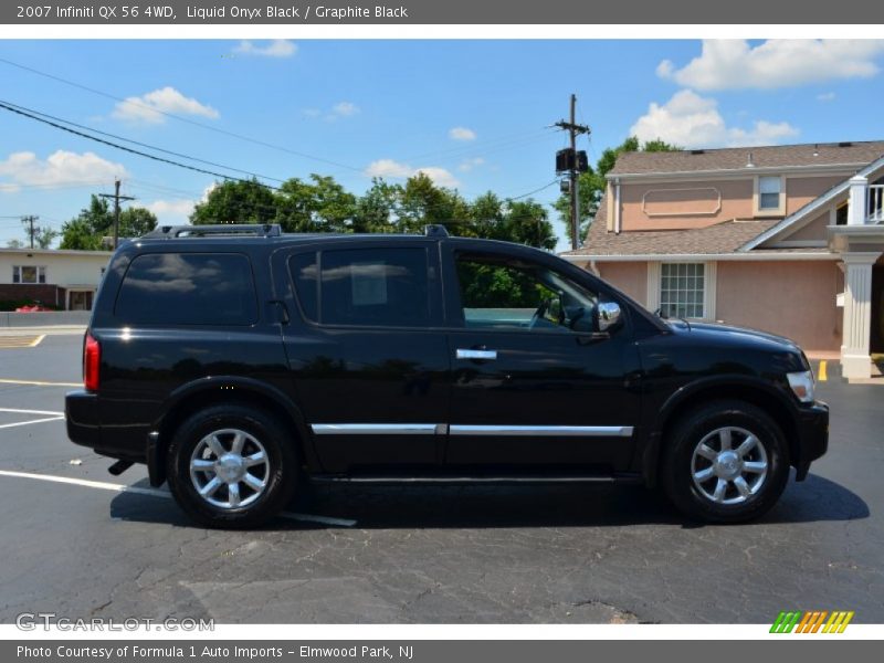 Liquid Onyx Black / Graphite Black 2007 Infiniti QX 56 4WD