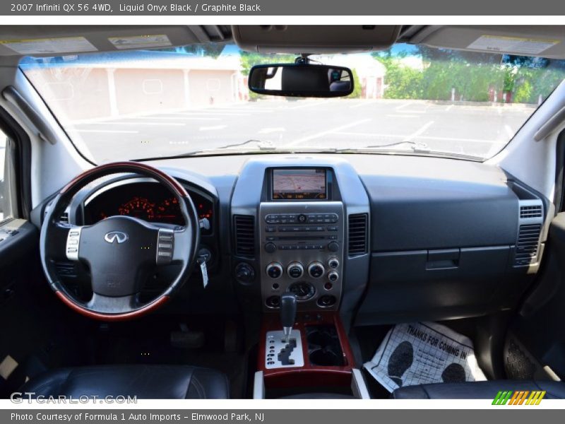 Liquid Onyx Black / Graphite Black 2007 Infiniti QX 56 4WD