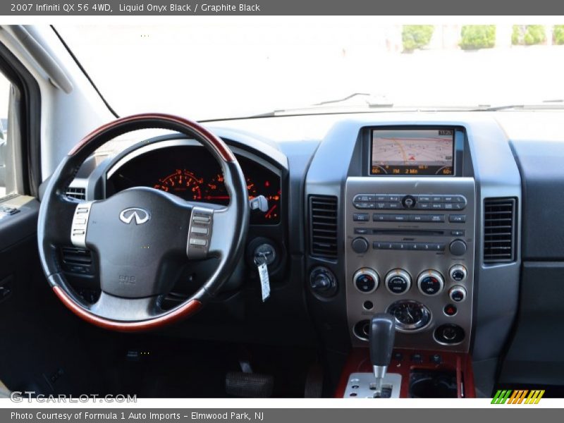 Liquid Onyx Black / Graphite Black 2007 Infiniti QX 56 4WD