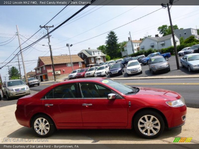 Red Candy Metallic / Dark Charcoal 2012 Lincoln MKZ FWD