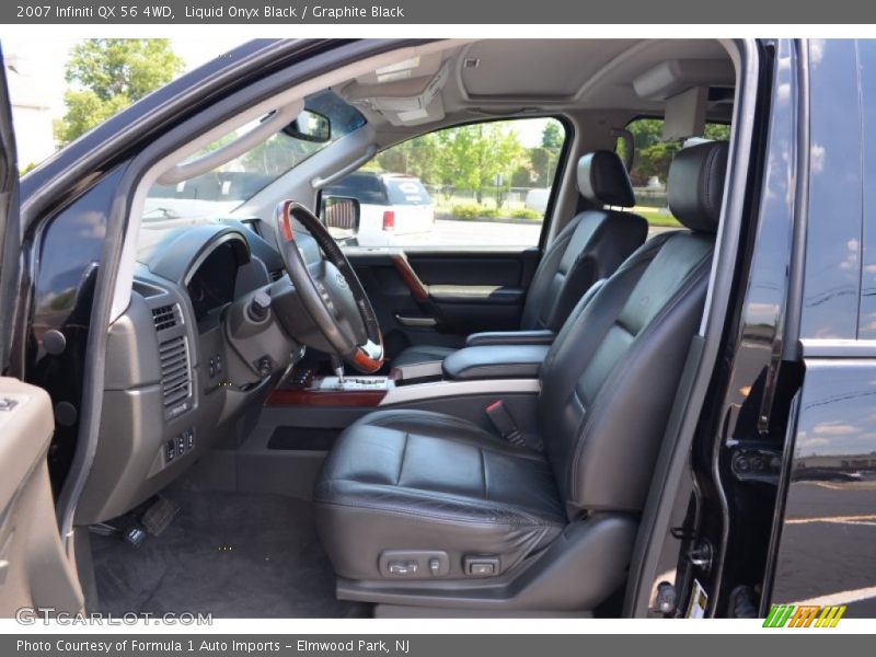Liquid Onyx Black / Graphite Black 2007 Infiniti QX 56 4WD