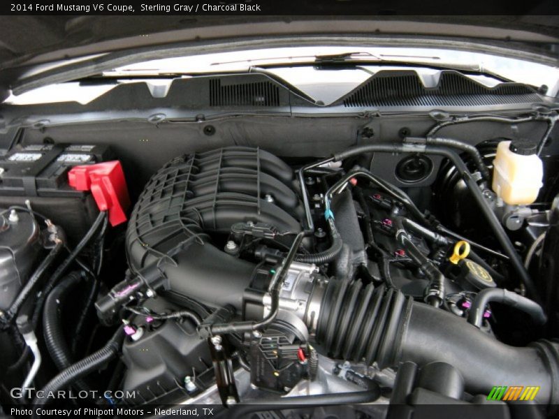 Sterling Gray / Charcoal Black 2014 Ford Mustang V6 Coupe