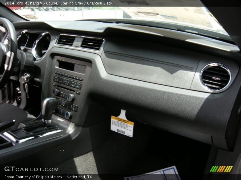 Sterling Gray / Charcoal Black 2014 Ford Mustang V6 Coupe