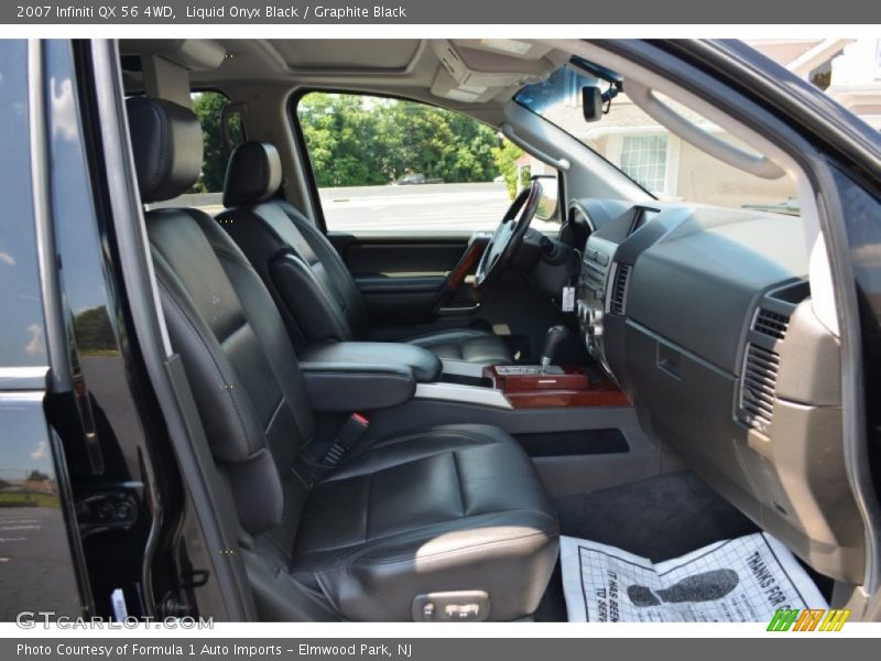 Liquid Onyx Black / Graphite Black 2007 Infiniti QX 56 4WD