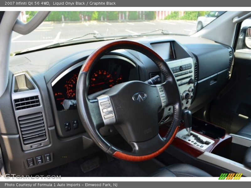 Liquid Onyx Black / Graphite Black 2007 Infiniti QX 56 4WD