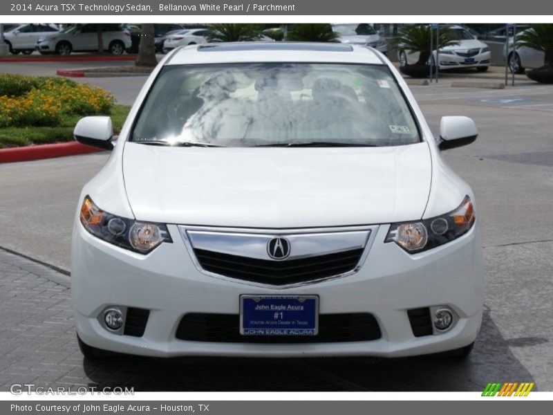 Bellanova White Pearl / Parchment 2014 Acura TSX Technology Sedan