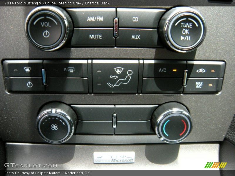 Sterling Gray / Charcoal Black 2014 Ford Mustang V6 Coupe
