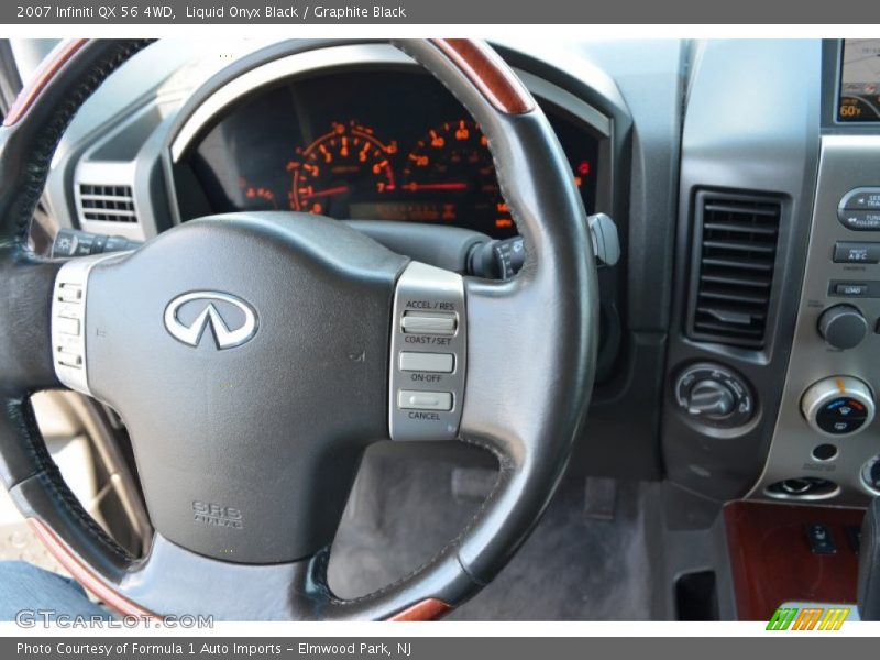 Liquid Onyx Black / Graphite Black 2007 Infiniti QX 56 4WD