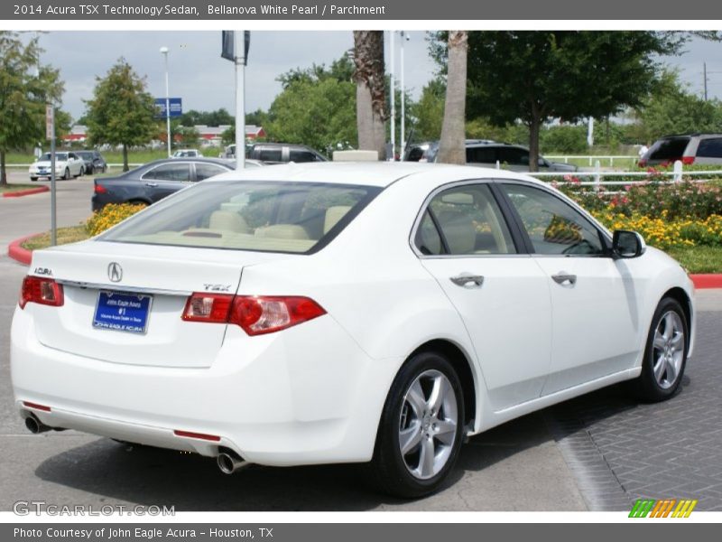 Bellanova White Pearl / Parchment 2014 Acura TSX Technology Sedan