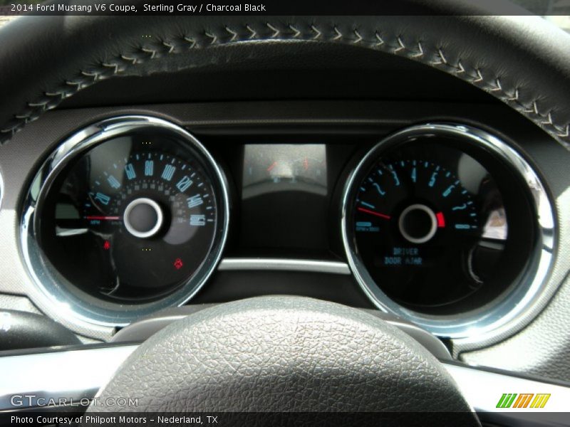 Sterling Gray / Charcoal Black 2014 Ford Mustang V6 Coupe