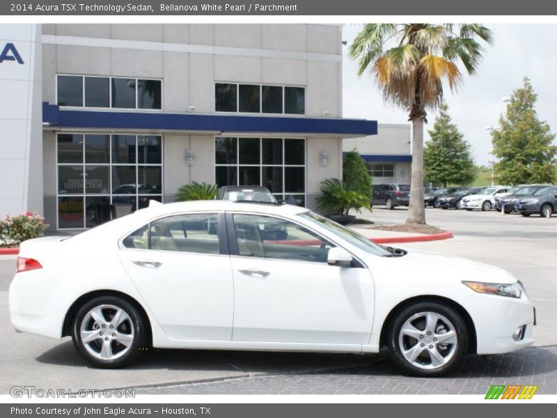 Bellanova White Pearl / Parchment 2014 Acura TSX Technology Sedan