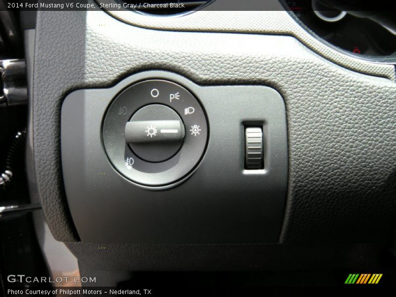 Sterling Gray / Charcoal Black 2014 Ford Mustang V6 Coupe