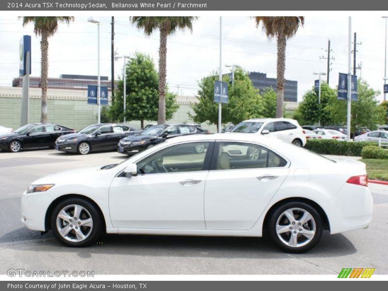 Bellanova White Pearl / Parchment 2014 Acura TSX Technology Sedan