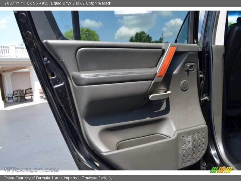 Liquid Onyx Black / Graphite Black 2007 Infiniti QX 56 4WD