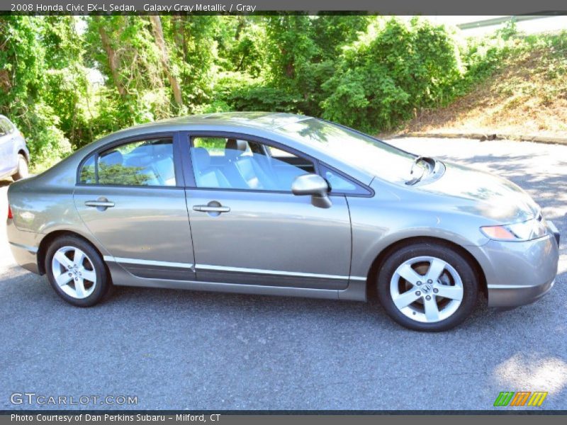 Galaxy Gray Metallic / Gray 2008 Honda Civic EX-L Sedan