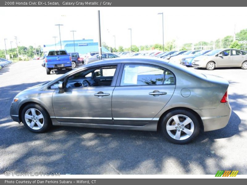 Galaxy Gray Metallic / Gray 2008 Honda Civic EX-L Sedan