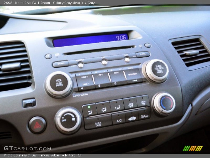 Galaxy Gray Metallic / Gray 2008 Honda Civic EX-L Sedan