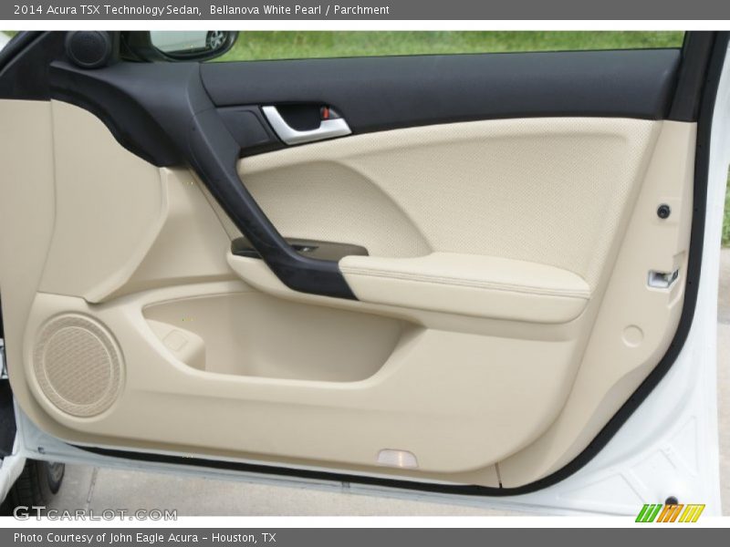 Bellanova White Pearl / Parchment 2014 Acura TSX Technology Sedan