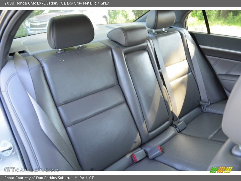 Galaxy Gray Metallic / Gray 2008 Honda Civic EX-L Sedan