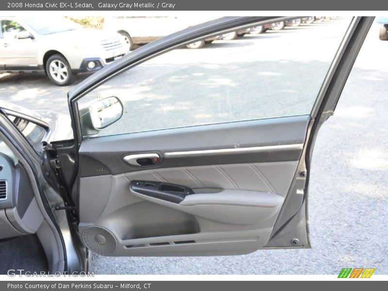 Galaxy Gray Metallic / Gray 2008 Honda Civic EX-L Sedan