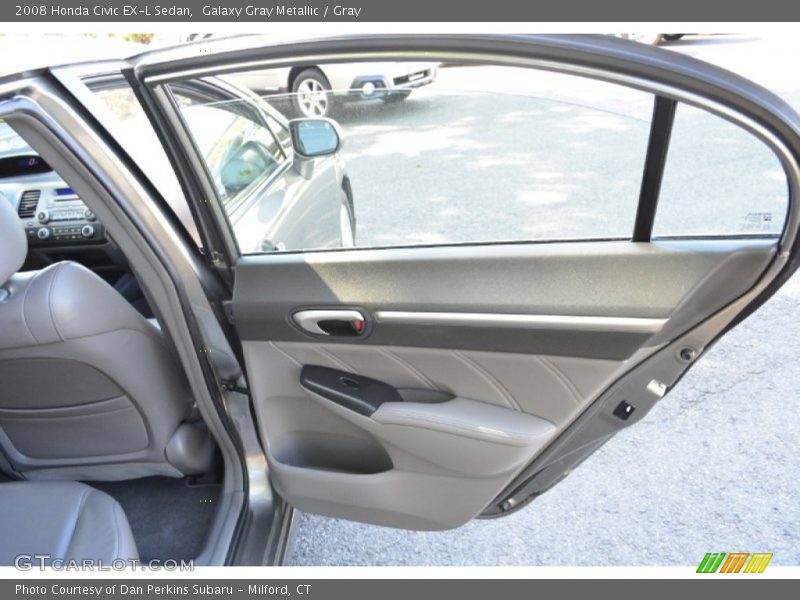 Galaxy Gray Metallic / Gray 2008 Honda Civic EX-L Sedan
