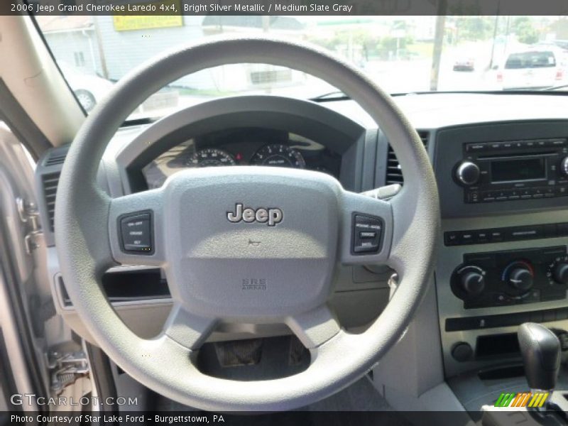 Bright Silver Metallic / Medium Slate Gray 2006 Jeep Grand Cherokee Laredo 4x4