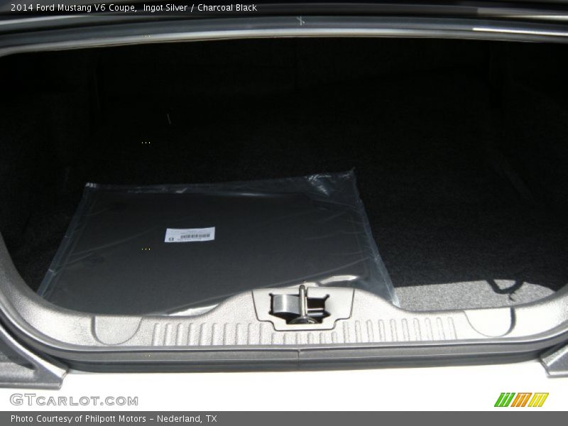 Ingot Silver / Charcoal Black 2014 Ford Mustang V6 Coupe