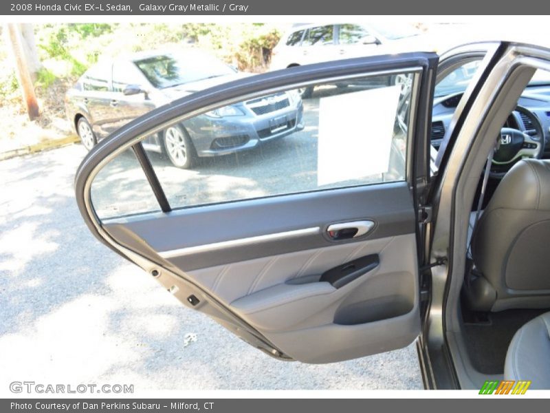 Galaxy Gray Metallic / Gray 2008 Honda Civic EX-L Sedan