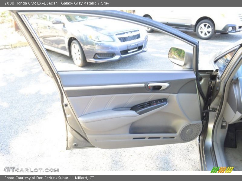 Galaxy Gray Metallic / Gray 2008 Honda Civic EX-L Sedan