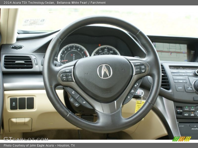 Bellanova White Pearl / Parchment 2014 Acura TSX Technology Sedan