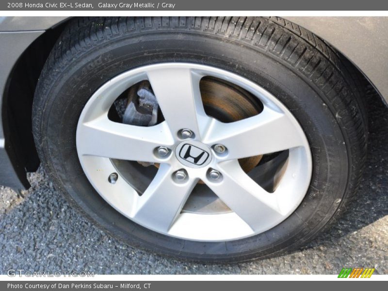Galaxy Gray Metallic / Gray 2008 Honda Civic EX-L Sedan