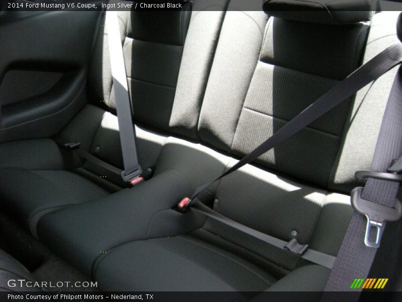 Ingot Silver / Charcoal Black 2014 Ford Mustang V6 Coupe