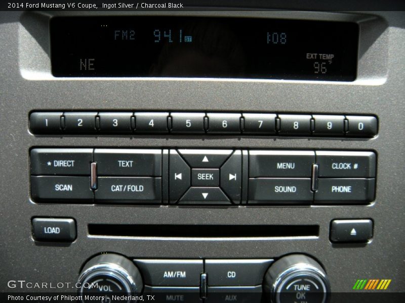 Ingot Silver / Charcoal Black 2014 Ford Mustang V6 Coupe