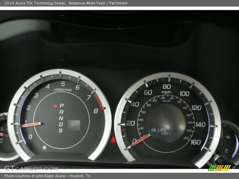 Bellanova White Pearl / Parchment 2014 Acura TSX Technology Sedan