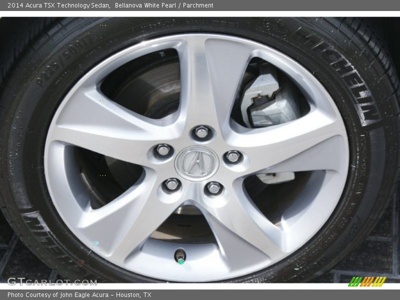 Bellanova White Pearl / Parchment 2014 Acura TSX Technology Sedan
