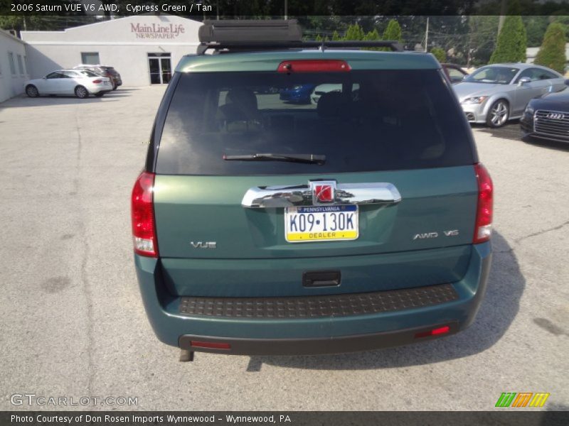 Cypress Green / Tan 2006 Saturn VUE V6 AWD