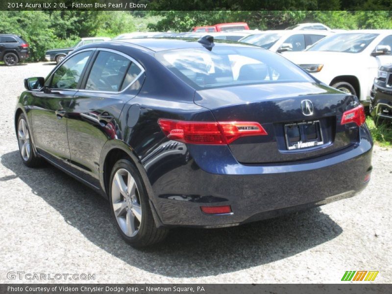 Fathom Blue Pearl / Ebony 2014 Acura ILX 2.0L